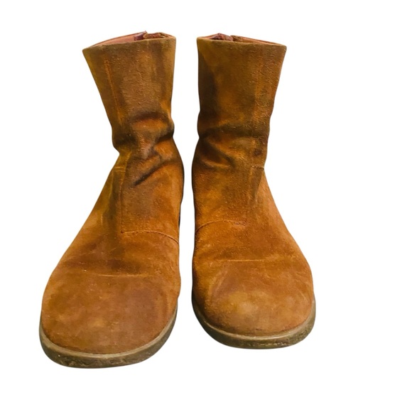 DANSKO Brianne Brown Waterproof Suede Ankle Boots Size 39 - Picture 3 of 6